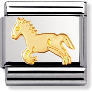 Nomination CLASSIC Gold Animals of Earth Horse Charm 030112/09