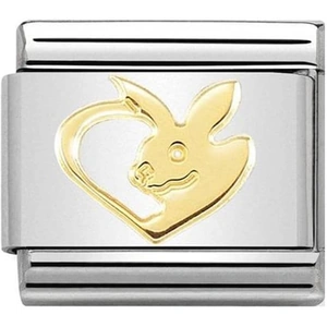 Nomination CLASSIC Gold Bunny Rabbit Charm 030162/50