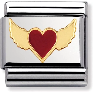 Nomination CLASSIC Gold Flying Heart Charm 030207/45