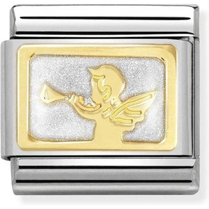 Nomination CLASSIC Gold Plates Angel Of Good News Charm 030284/33