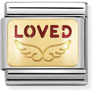 Nomination CLASSIC Gold Plates Angel Of Feeling Loved Charm 030284/34