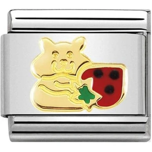 Nomination CLASSIC Gold Hamster With Strawberry Charm 030272/47