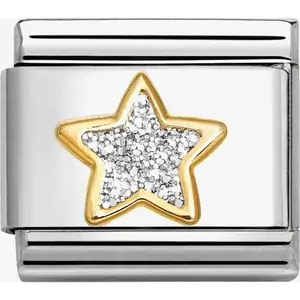 Nomination CLASSIC Silver Glitter Star Charm 030220/19