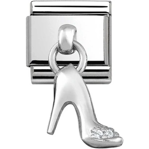 Nomination CLASSIC Silvershine Cubic Zirconia Stiletto Shoe Charm 331800/07