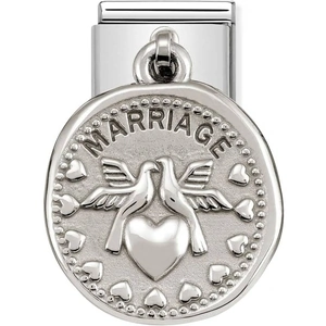 Nomination CLASSIC Silvershine Wishes Marriage Charm 331804/09