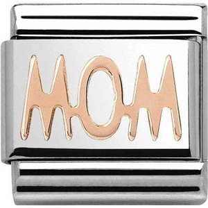 Nomination CLASSIC Rose Gold Writings Mom Charm 430107/02