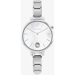 Nomination Ladies Composable Time Mother of Pearl Cubic Zirconia Dial Bracelet Watch 076033/008