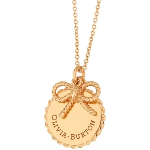 Olivia Burton Jewellery Ladies Olivia Burton Gold Plated Vintage Bow Coin and Bow Necklace