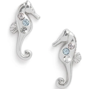 Olivia Burton Jewellery Ladies Olivia Burton Under The Sea Seahorse Sparkle Silver Stud