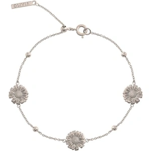 Olivia Burton Jewellery 3D Daisy Chain Silver Bracelet