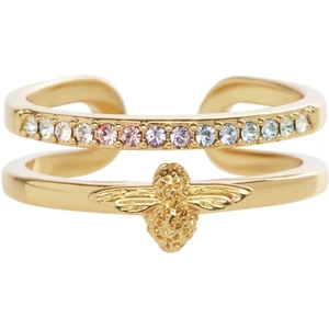 Olivia Burton Jewellery Rainbow Bee Gold Ring OBJAMR27
