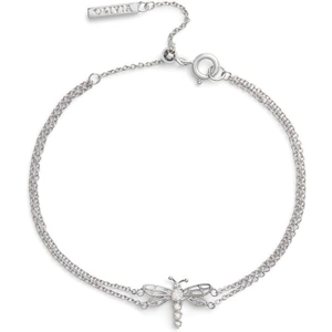 Olivia Burton Jewellery Dancing Dragonfly Chain Bracelet Silver Bracelet