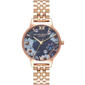 Olivia Burton Bejewelled Florals Rose Gold Bracelet Watch