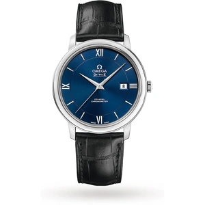 Omega De Ville Prestige Mens 39.5mm Automatic Co-Axial Blue Mens Watch