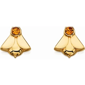 Orla Kiely Jewellery Ladies Orla Kiely Sterling Silver Crystal Set Bee Stud Earrings