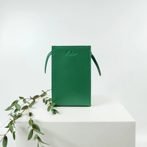 Pacha 'MARS' Leather Crossbody Bag in Green