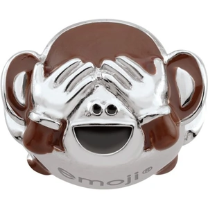 Ladies Persona Sterling Silver See No Evil Monkey Emoji Bead Charm