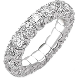 Picchiotti Xpandable 18ct White Gold 4.84ct Diamond Eternity Ring