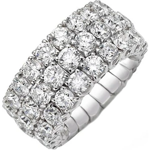 Picchiotti Xpandable 18ct White Gold 8.80ct Diamond Eternity Ring