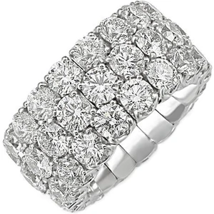 Picchiotti Xpandable 18ct White Gold 12.41ct Diamond Eternity Ring