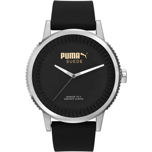 Mens Puma PU10410 SUEDE - black Watch