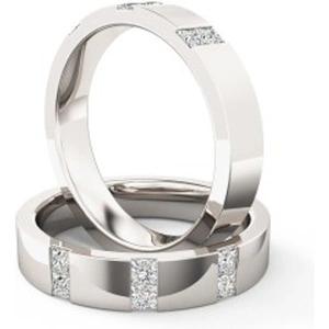 Purely Diamonds An eye catching diamond set ladies wedding ring in 18ct white gold