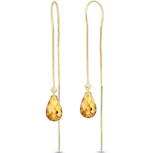 QP Jewellers Citrine Scintilla Earrings 4.5ctw in 9ct Gold