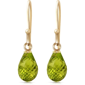 QP Jewellers Peridot Zeal Drop Earrings 2.7ctw in 9ct Gold