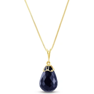 QP Jewellers Sapphire Tiara Pendant Necklace 14.8ct in 9ct Gold