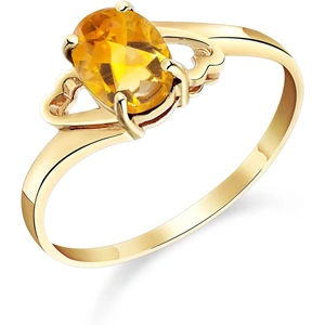 QP Jewellers Citrine Classic Desire Ring 0.9ct in 9ct Gold