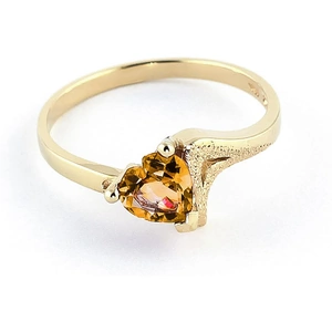 QP Jewellers Citrine Devotion Ring 0.95ct in 9ct Gold