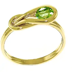 QP Jewellers Peridot San Francisco Ring 0.65ct in 9ct Gold