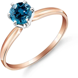 QP Jewellers Diamond Crown Solitaire Ring 0.5ct in 18ct Rose Gold