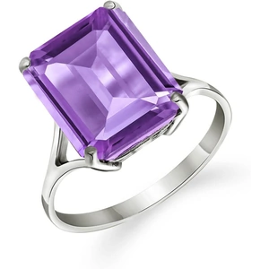 QP Jewellers Amethyst Auroral Ring 6.5ct in Sterling Silver
