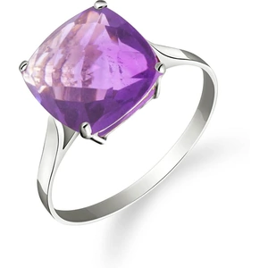 QP Jewellers Amethyst Rococo Ring 3.6ct in Sterling Silver