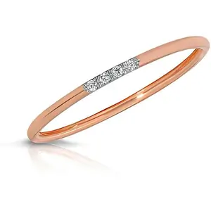 QP Jewellers Round cut Diamond Ring 0.04ctw in 9ct Rose Gold