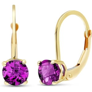 QP Jewellers Pink Topaz Boston Drop Earrings 1.3 ctw in 9ct Gold