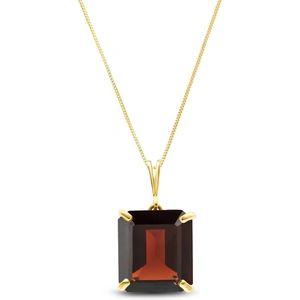 QP Jewellers Garnet Auroral Pendant Necklace 7 ct in 9ct Gold