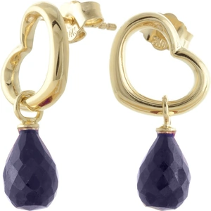 QP Jewellers Sapphire Stud Earrings 6.6 ctw in 9ct Gold