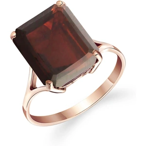 QP Jewellers Garnet Auroral Ring 7 ct in 18ct Rose Gold