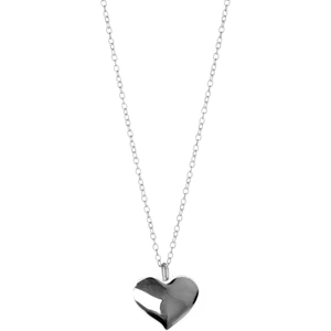 Rachel Galley Amore Sterling Silver Heart Plain Necklace