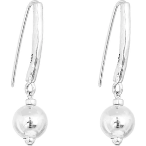 Rock Finders Keepers Sterling Silver & Polished Silver Detail Catia Statement Hook Earrings