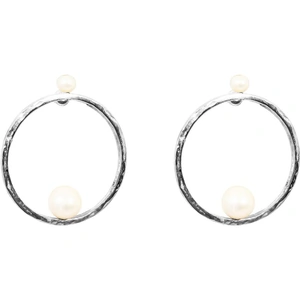 Rock Finders Keepers Layla Earrings | Silver with Pearl Detail