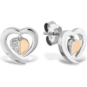 Rosa Lea Floating Heart Stud Earrings BJ-E3247CRG0.5