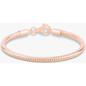 Rosa Lea Snake Chain Charm Bracelet AM-2THB013506-17