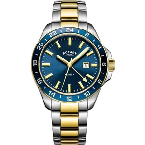 Mens Rotary Havana GMT Quartz Watch