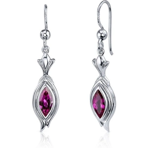 Ruby & Oscar Ruby Dynamic Drop Earrings in Sterling Silver