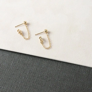 Sara Patino Jewelry Recycled 14kt Gold Mini Unity Earrings