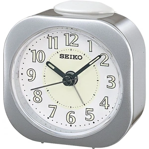 Seiko Clocks Silver Beep Alarm Clock QHE121S