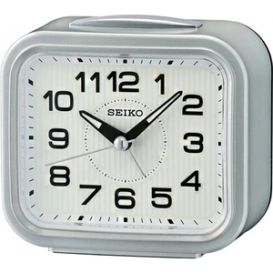 Seiko Clocks Silver Bell Alarm Clock QHK050S
